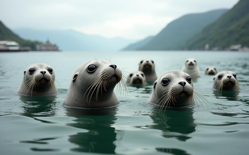 Sel observasjon i Stavanger fjorden
